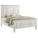 Sandy White Queen Panel Bed