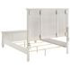 Sandy White Queen Panel Bed