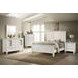 Sandy White Queen Panel Bed