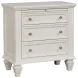 Sandy White Nightstand