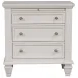 Sandy White Nightstand