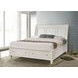 Sandy White King Storage Sleigh Bed