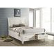 Sandy White Queen Storage Sleigh Bed