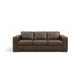 Inglewood Vintage Brown Cigar Leather 92" Sofa