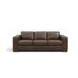 Inglewood Vintage Brown Cigar Leather 91" Queen Sleeper Sofa