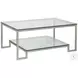 Metal Designs Silver Leaf Bonaire Rectangular Occasional Table Set
