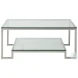 Metal Designs Silver Leaf Bonaire Rectangular Occasional Table Set
