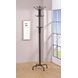 Collier Black 12 Hook Coat Rack