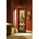 20205 Victorian Cherry Corner Curio Cabinet