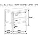 Carlton Cappuccino Nightstand