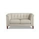 Elric Vanilla Leather Living Room Set