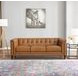 Elric Cognac Leather 84" Sofa