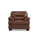 Calizor Pecan Leather Living Room Set
