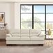 Calizor Vanilla Leather 88" Sofa