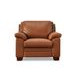 Ironvale Nutmeg Leather Living Room Set
