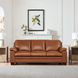 Ironvale Nutmeg Leather 84" Sofa