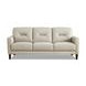 Elowen Vanilla Leather 80" Sofa