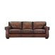 Capton Russet Leather Living Room Set