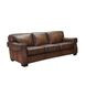 Capton Russet Leather Living Room Set