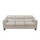Upton Vanilla Leather Living Room Set
