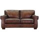 Capton Russet Leather 69" Loveseat