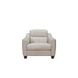 Upton Vanilla Leather Living Room Set