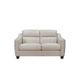 Upton Vanilla Leather Living Room Set