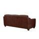 Upton Chestnut Leather Living Room Set