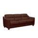 Upton Chestnut Leather Living Room Set