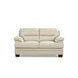 Calizor Vanilla Leather Living Room Set