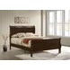 Louis Philippe Cappuccino Full Sleigh Bed