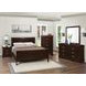 Louis Philippe Cappuccino King Sleigh Bed