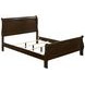 Louis Philippe Cappuccino Queen Sleigh Bed