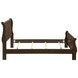 Louis Philippe Cappuccino Queen Sleigh Bed
