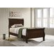 Louis Philippe Cappuccino Twin Sleigh Bed