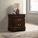 Louis Philippe Cappuccino Nightstand