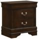 Louis Philippe Cappuccino Nightstand