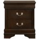 Louis Philippe Cappuccino Nightstand