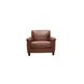 Sherwyn Pecan Leather Living Room Set