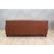 Sherwyn Nutmeg Leather 89" Sofa with Nailhead Trim