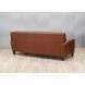 Sherwyn Nutmeg Leather 89" Sofa with Nailhead Trim