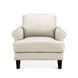 Soleil Vanilla Leather Living Room Set