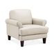 Soleil Vanilla Leather Living Room Set