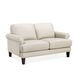 Soleil Vanilla Leather Living Room Set