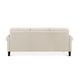 Soleil Vanilla Leather Living Room Set