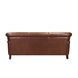 Navrell Pecan Leather Living Room Set