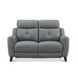 Cordell Slate Leather 63" Zero Gravity Power Reclining Loveseat with Power Headrest and USB Charging