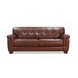Langford Brandy Leather 84" Sofa