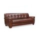 Langford Brandy Leather 84" Sofa