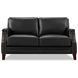 Camden Black Leather Living Room Set